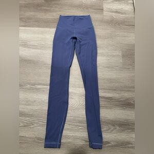 Lululemon 7/8 Leggings Size 2 Light Blue/Lilac
